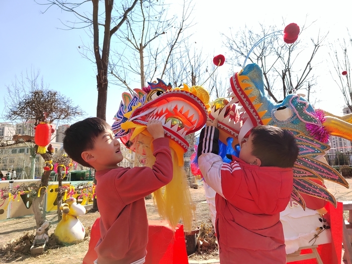 龙腾舞动锦屏幼教集让幼儿感受民俗传承