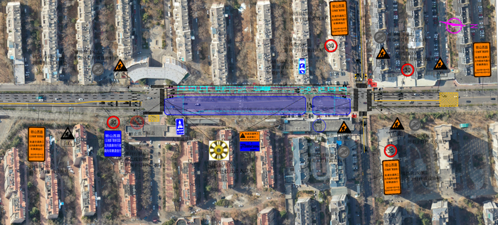 1月13日起济南轨道交通7号线牧牛山公园站施工 绕行路线看过来