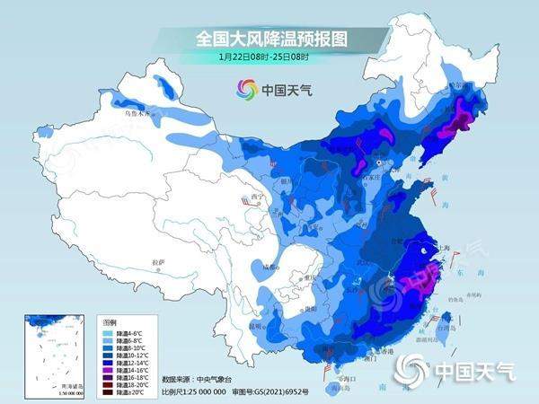 兔年首场寒潮来袭 我国南方多阴雨华北或飘雪