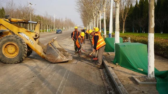 商河今年已开工4个市政交通工程项目