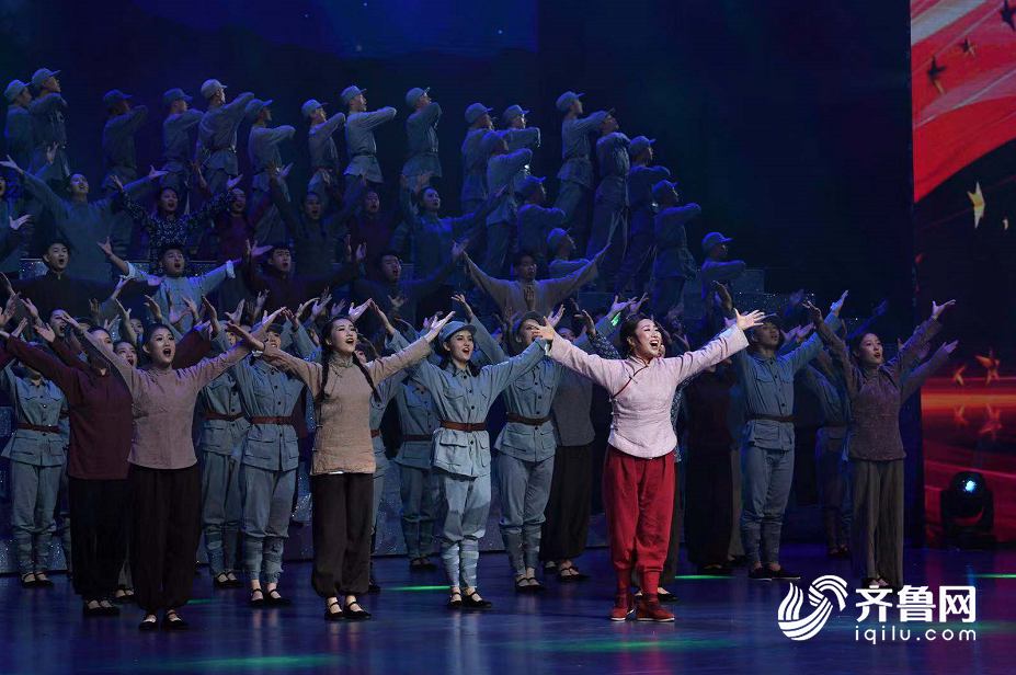 震撼！山东省庆祝新中国成立70周年文艺演出举行