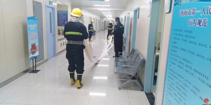 防患于未然 济南市一院开展消防应急演练