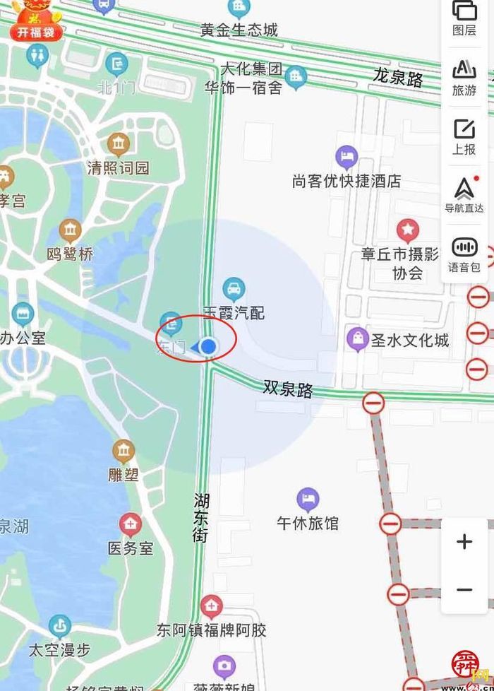 【啄木鸟行动】章丘区湖东路和双泉路交汇处附近渣土裸露