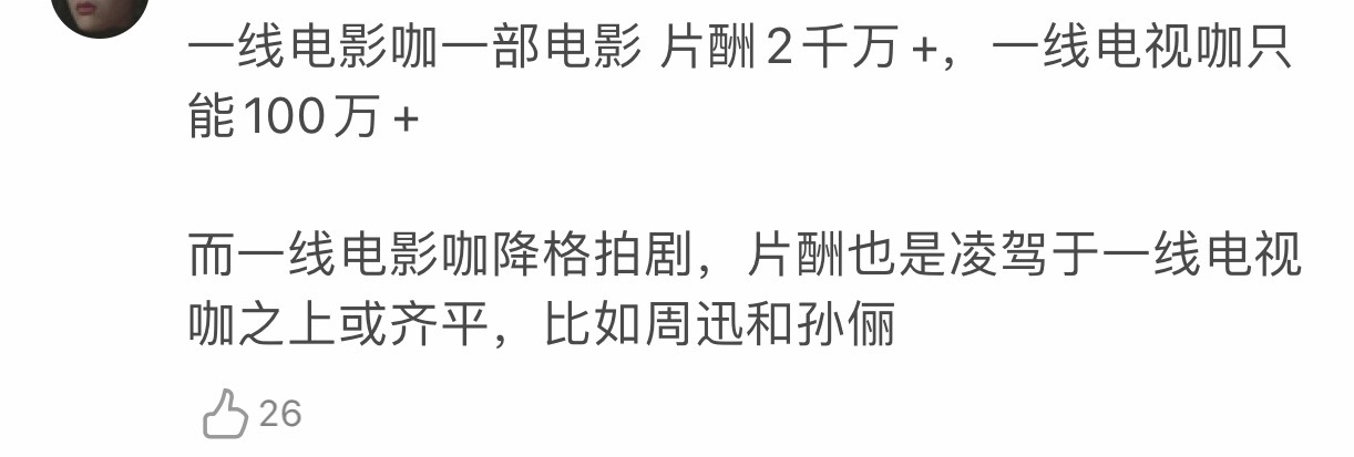 曝周冬雨片酬超1亿|【围观吃瓜】曝周冬雨片酬超1亿怎么回事?什么情况?终于真相了,原来是这样!