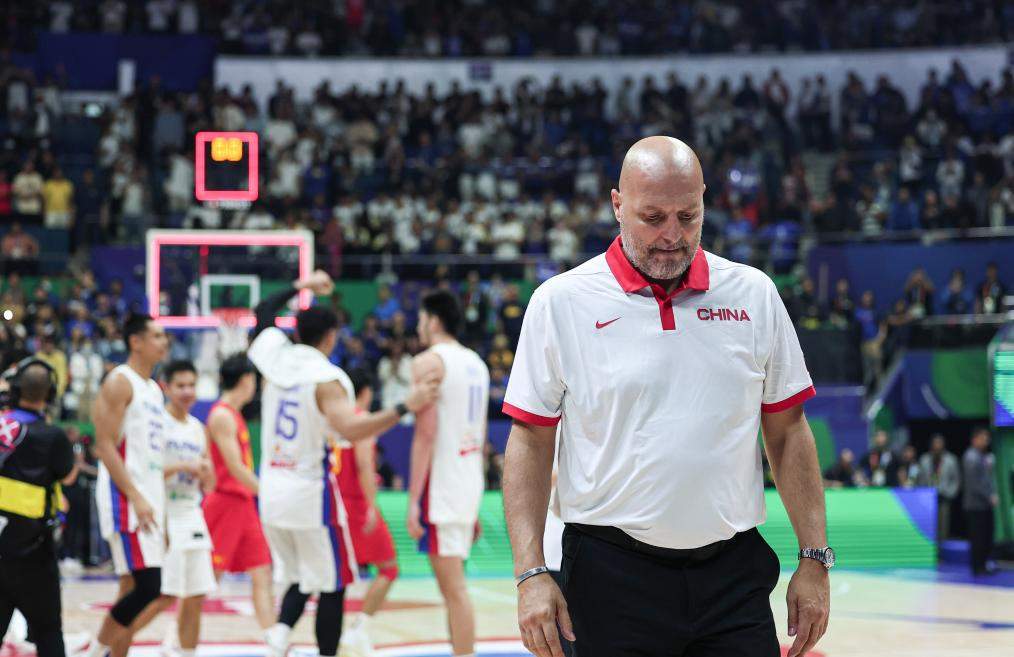 中国男篮21分之差不敌菲律宾 无缘巴黎奥运会