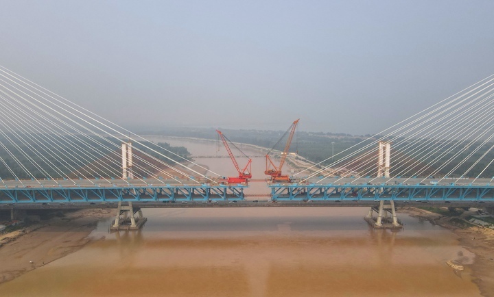 仅有“一步之遥”！G104京岚线济南黄河公路大桥本月合龙