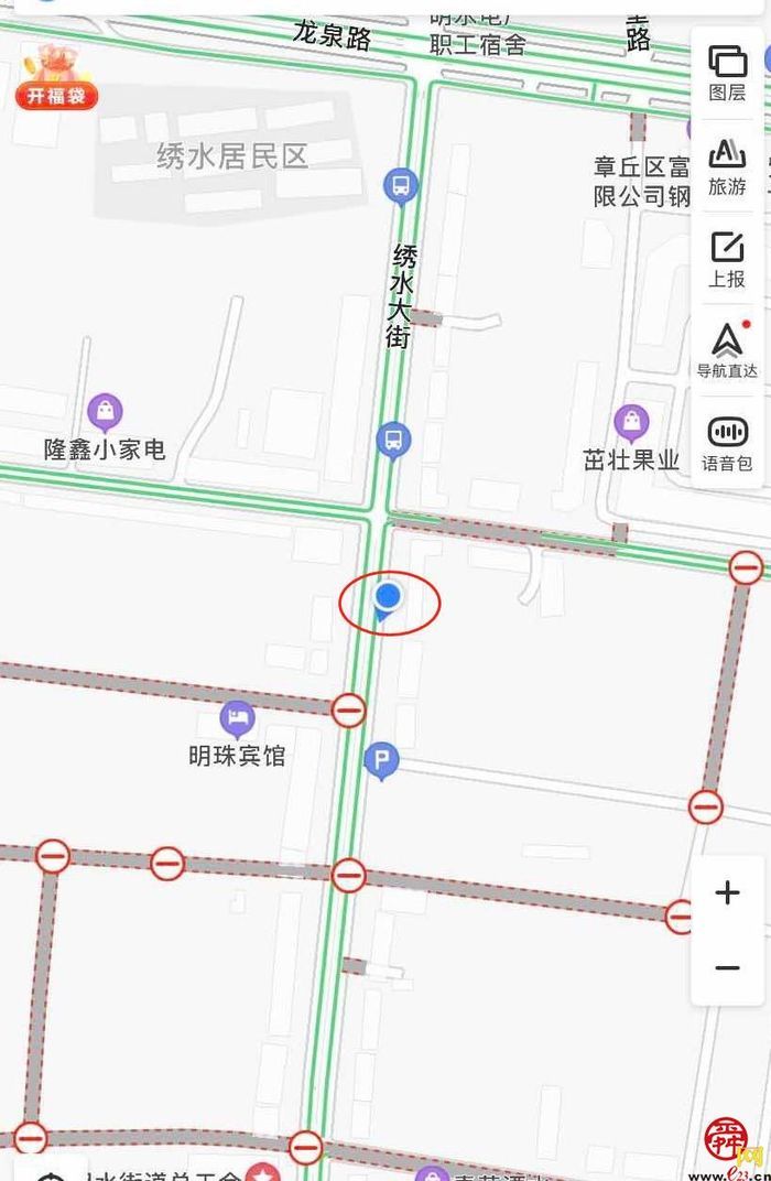 【啄木鸟行动】章丘区明珠宾馆附近渣土和建筑垃圾裸露