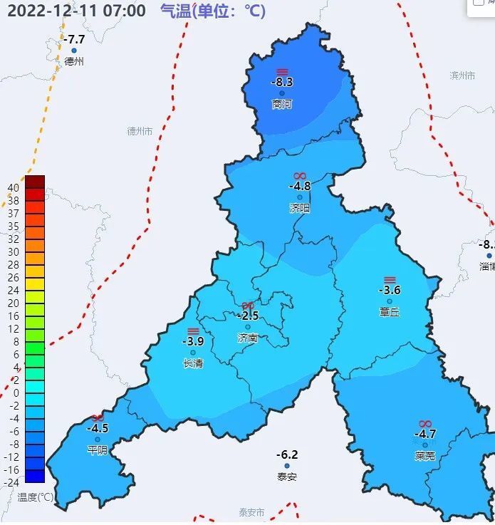 济南未来7天主打晴冷 冷空气活动频繁