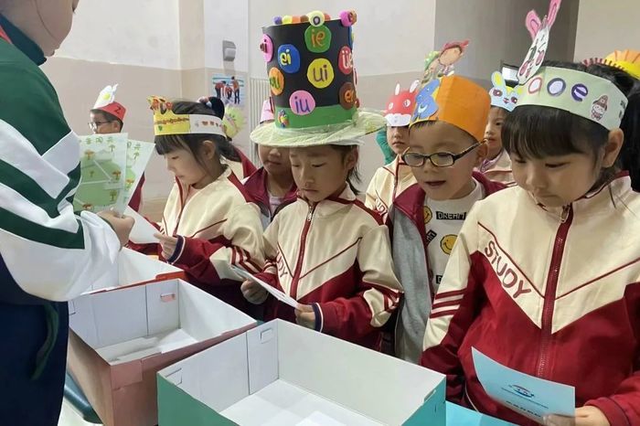 考试变游戏 来看看历城区祥泰实验学校的一年级拼音趣味闯关