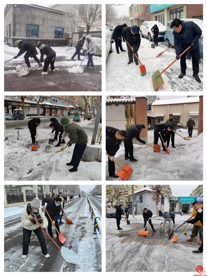 冲锋在前 闻雪而动 槐荫区各级党组织全力应对强降雪天气