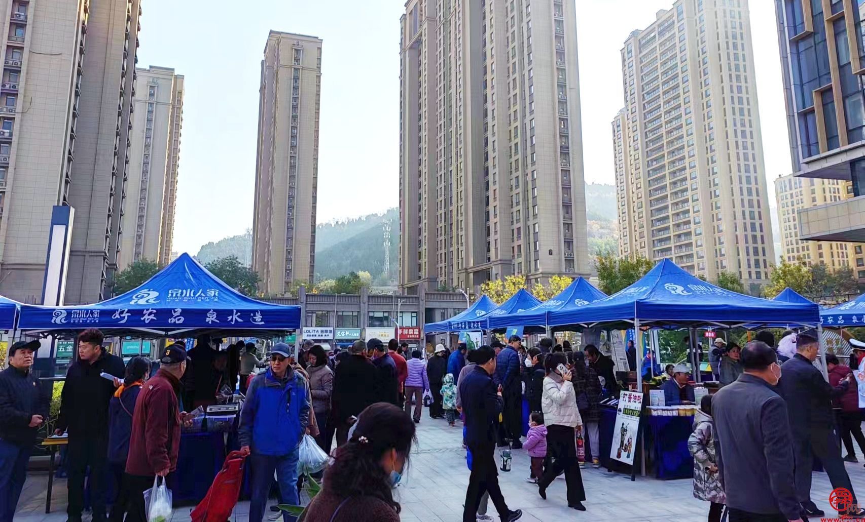 烟火气“沉甸甸”！ 泉水人家社区里收获暖融