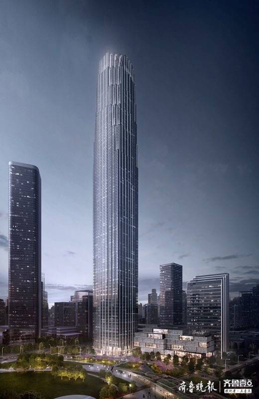 428米，刷新齐鲁天际线！山东在建第一高迎来“双百米”