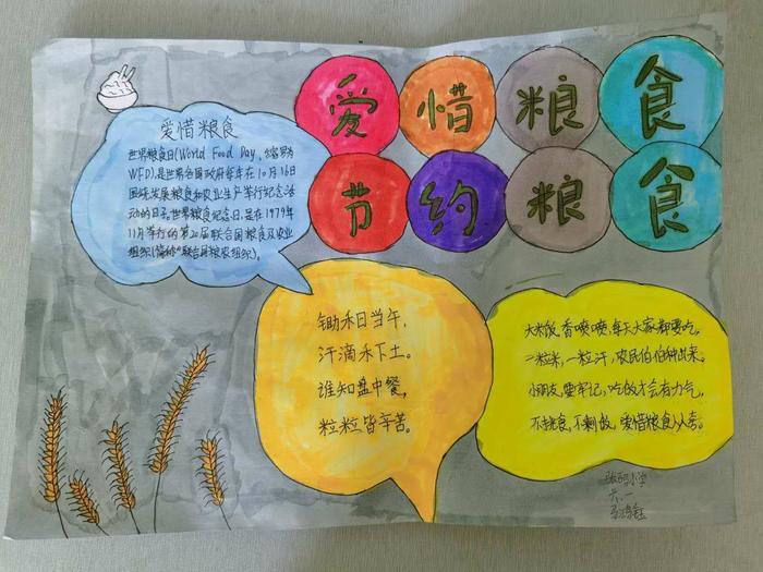 章丘区宁家埠学区张码小学:厉行节约 珍爱粮食 向浪费说“不”