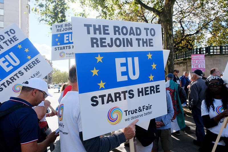 民调显示近六成英国人支持重返欧盟单一市场