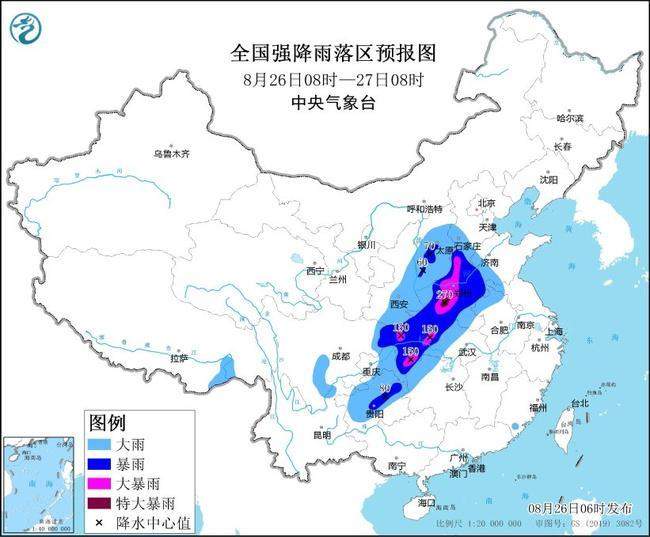 中央气象台继续发布暴雨黄色预警 湖北重庆等5省市将现大暴雨