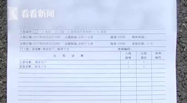 吴女士并没有把手术的详情告诉家人,连相关的缴费单据都销毁了,可接