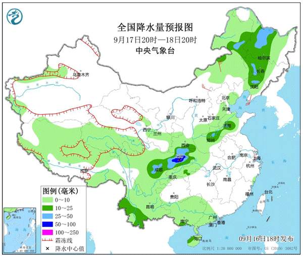 大范围强降雨将上线：7省市部分地区有暴雨大暴雨