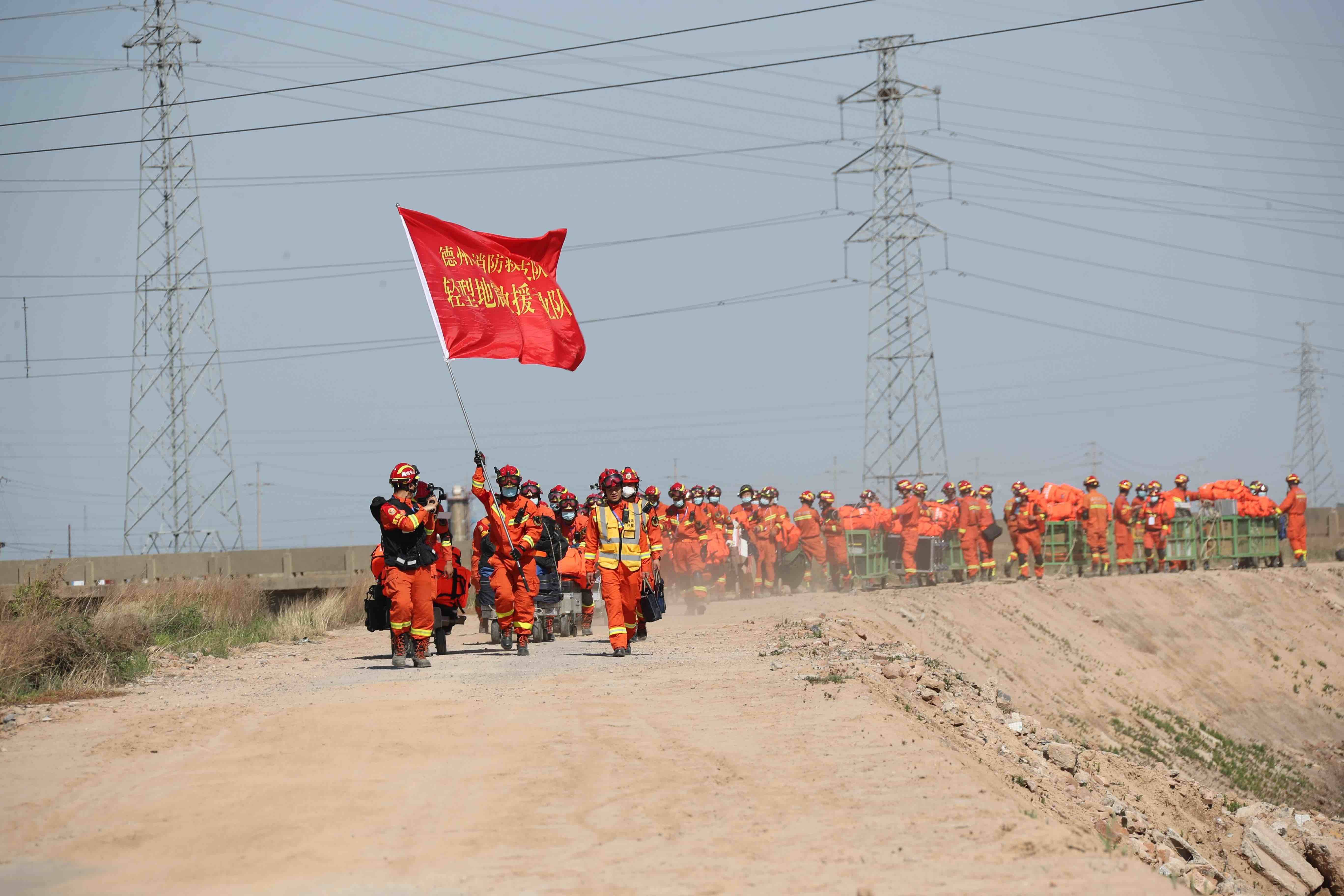 “使命召唤·齐鲁砺剑—2021”地震灾害救援跨区域综合实战拉动演练在东营展开