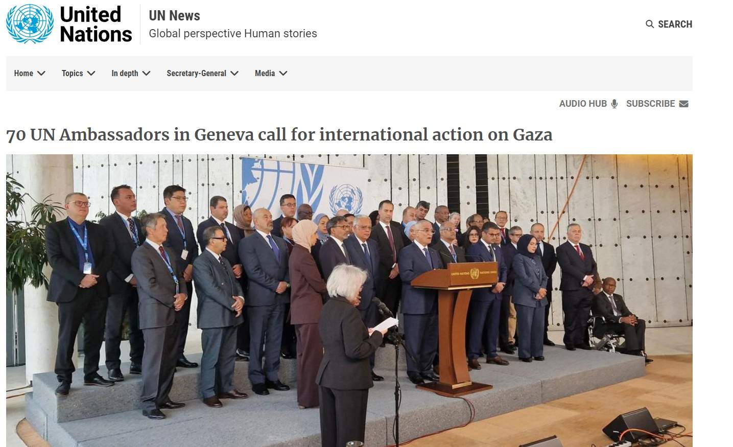 行动起来结束冲突！70名代表在日内瓦联合发声