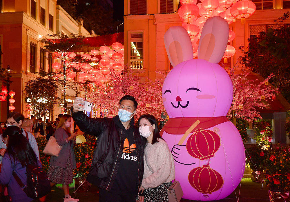 香港：喜庆气氛迎新春