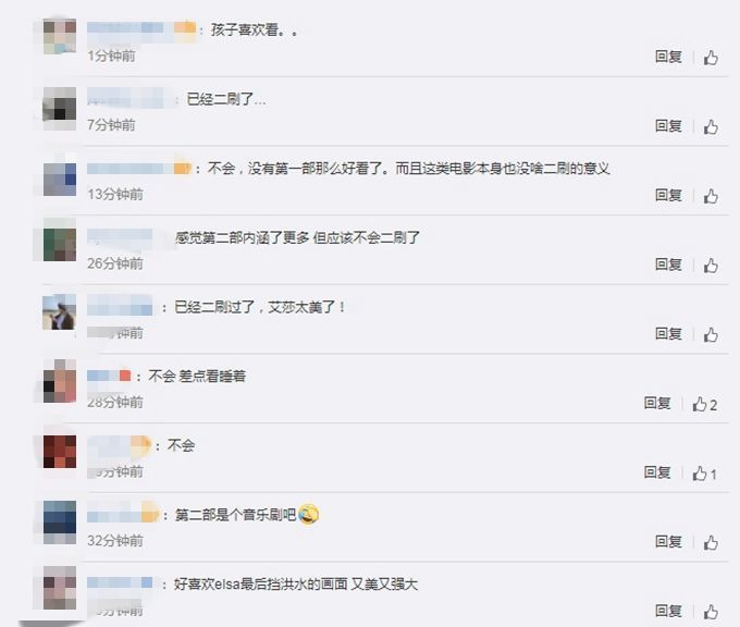 《冰雪奇缘2》美国首映票房1.27亿美元 分析人士这样预计第二周票房