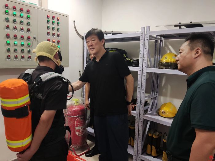 济南市应急管理局到槐荫区调研应急联防救援站建设工作