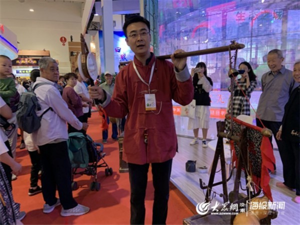 锔瓷老手艺、糖人农民画……文博会日照展区等你打卡