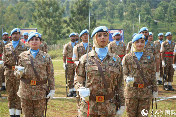  中国赴刚果（金）维和部队 应邀参加巴基斯坦维和部队授勋仪式 