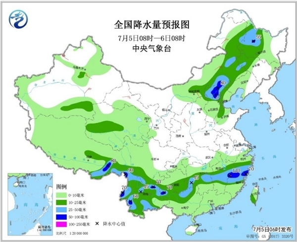 东北华北雷雨伴强对流 南方将迎更强降雨
