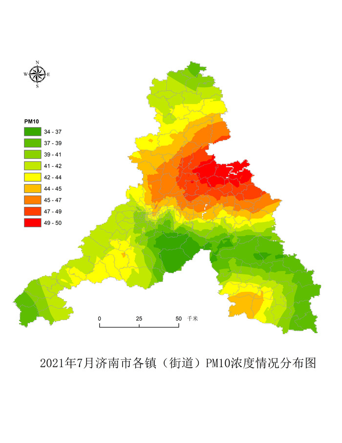 济南市7月份镇（街道）环境空气质量 排名情况公布 请查收！