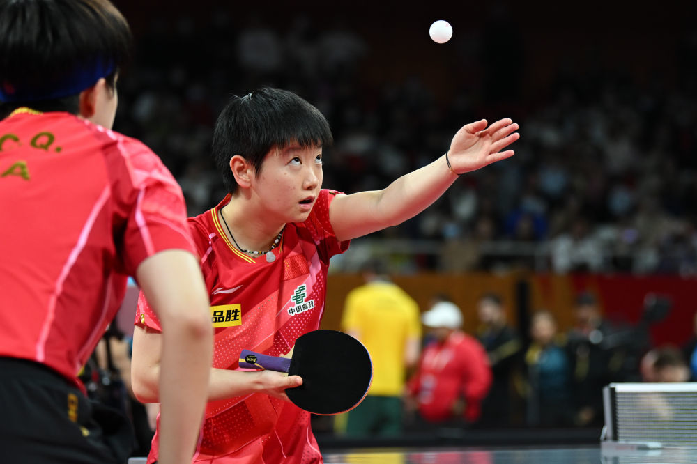 成都国际乒联混合团体世界杯中国队三战全胜顺利晋级