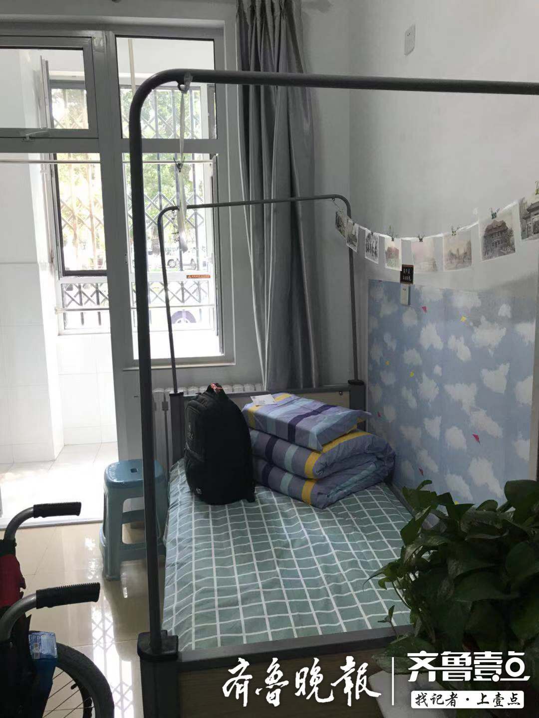 “爸爸背着上学”的张连川来报到了！山东大学为其专门改造了宿舍