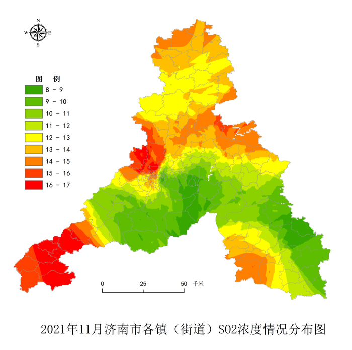 济南公布11月镇街环境空气质量排名，有区县获奖70万元