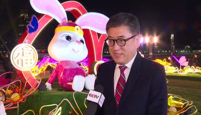 香港贺岁活动精彩纷呈 兔年灯饰成新宠