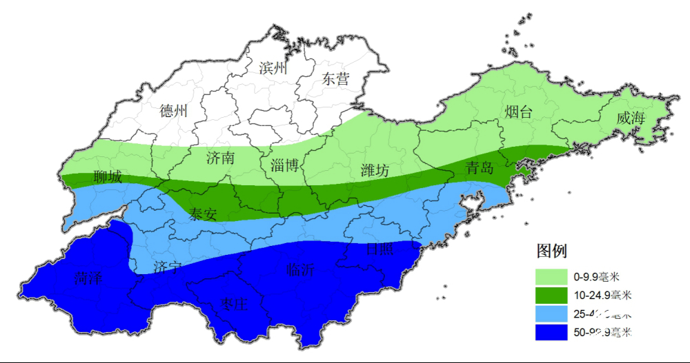山东11日晚迎大范围降雨，5个市有大雨！