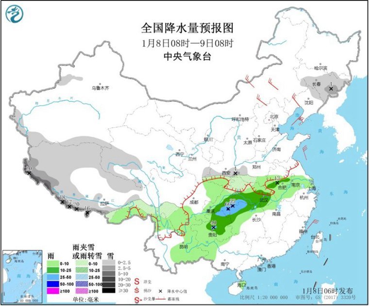 新一轮降水“无缝衔接” 江南温暖退场降温超10℃