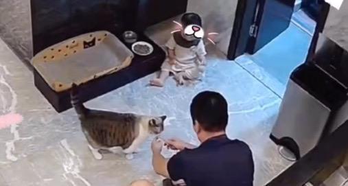 安以轩儿子翻越床板超惊险，小小年纪身手不错化险为夷