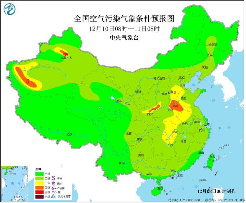 大雾黄色预警:华北黄淮等地有大雾