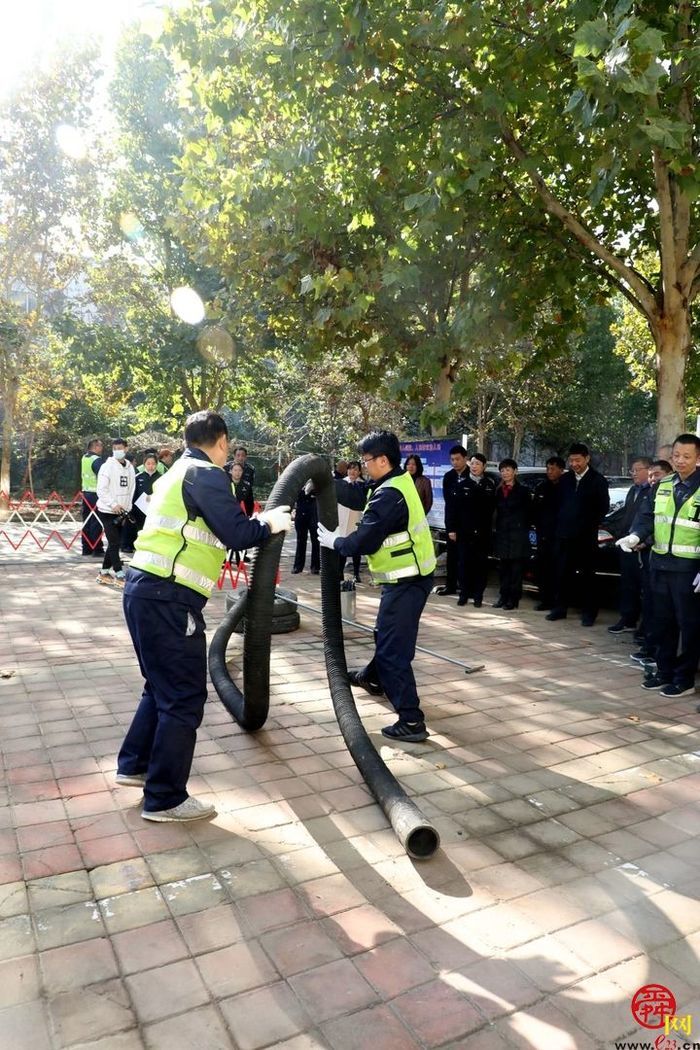 济南市城肥二处开展庆祝全省第27届环卫工人节技能比武活动