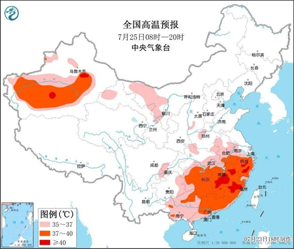 整个北半球588线又连成了圈！ 高温酷暑将“燃”至月底 气温纪录守不住了……