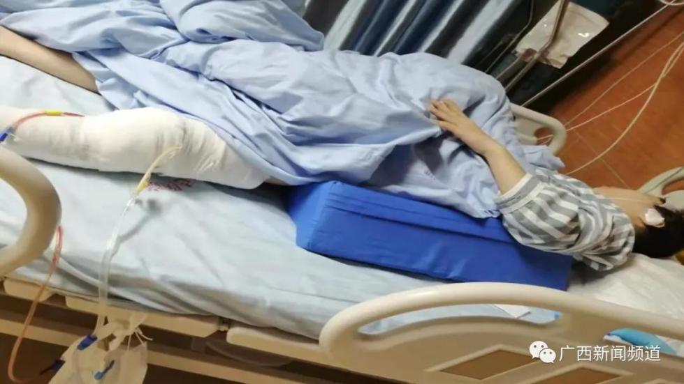 南宁一15岁女孩因拒绝男子非分要求被砍 膝盖几乎被砍断