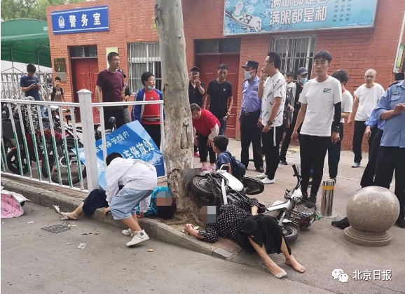 你救人的样子真美！车祸现场5人倒在血泊中，身怀六甲的她冲了上去