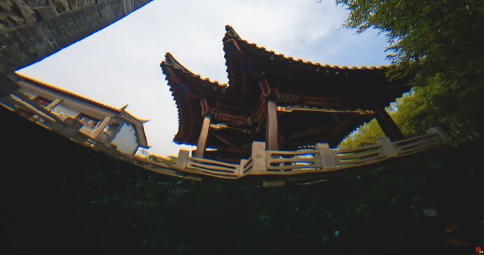 【水下济南】古温泉：池畔双亭东流水 神秘幻彩水下宫