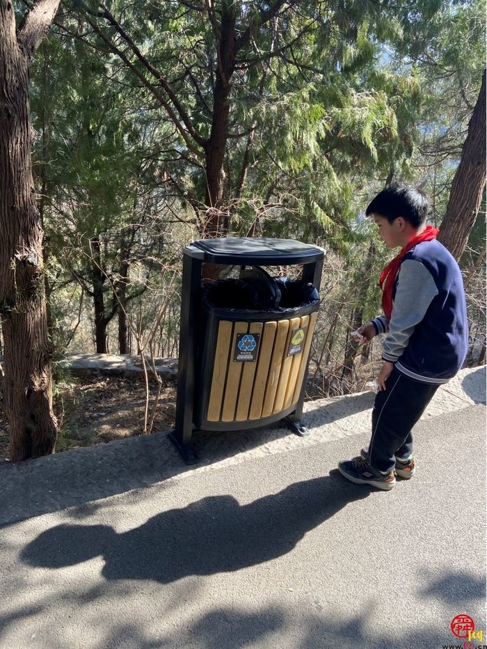 化身“环保小卫士”争做环保宣传者 山师附小四年级八班雏鹰小队开展探访开元古迹活动
