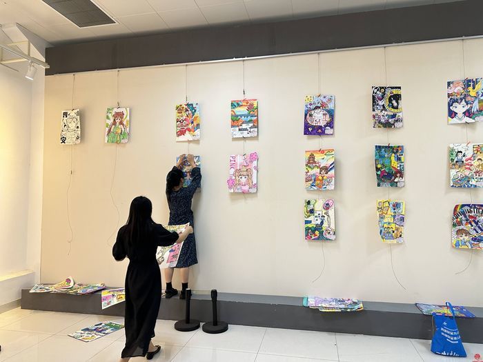 “2023年国家安全网络宣传周——网络安全进校园”主题画展正式启动