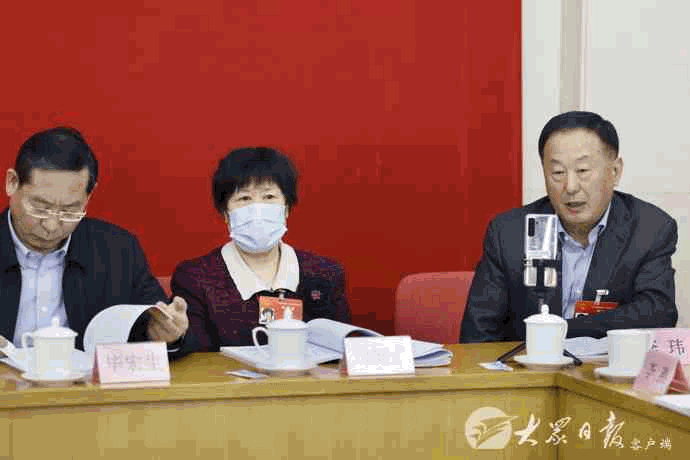 山东团代表审议政府工作报告