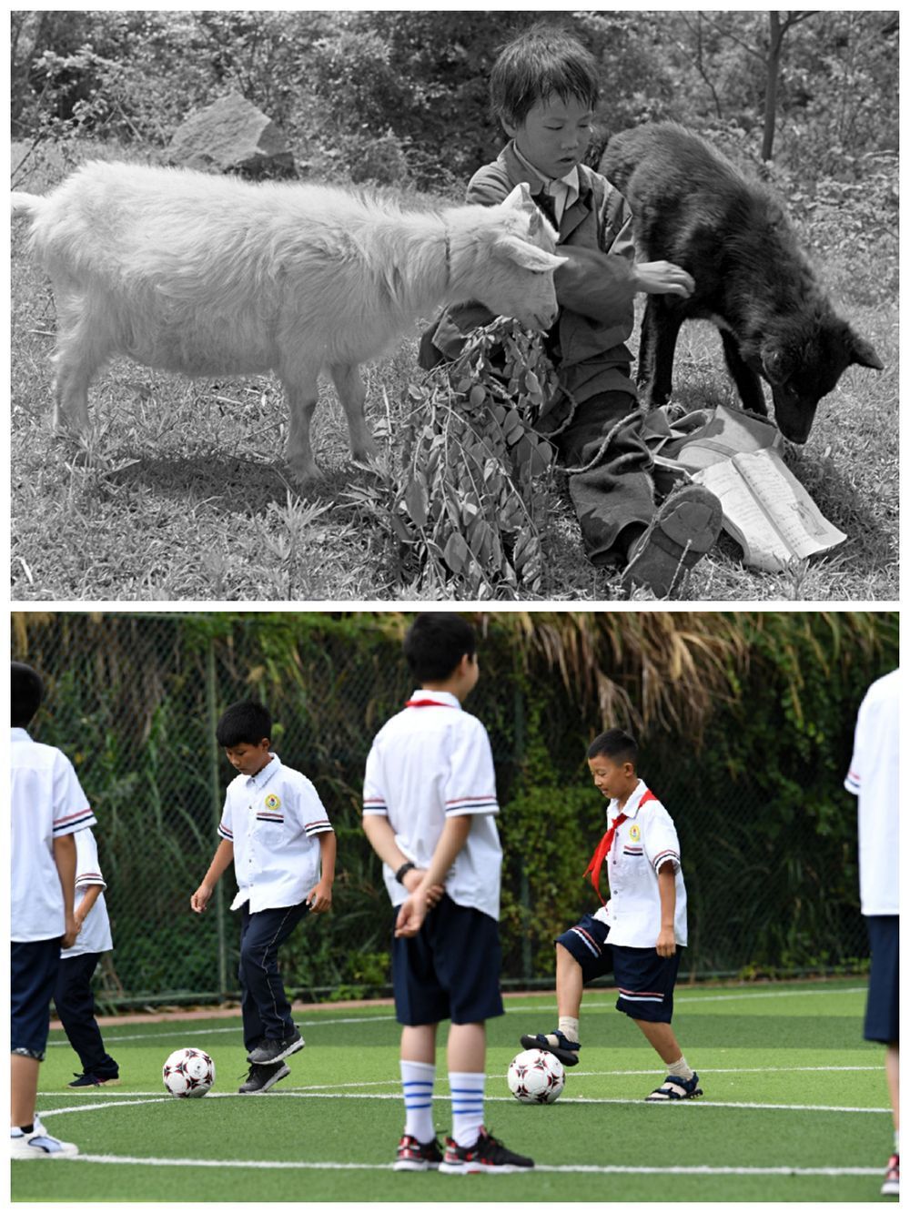 今天，中国第一所希望小学30岁了