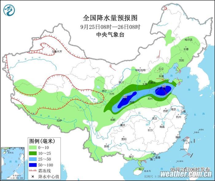 局地暴雨+6级风！今夜至26日济南全市中到大雨 最高气温降至21℃