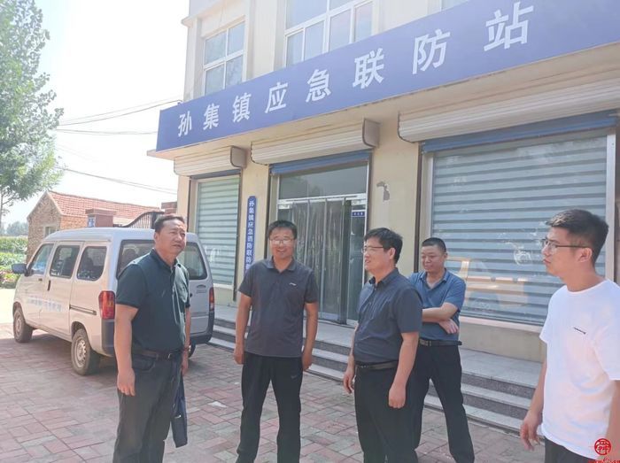 济南市应急管理局到商河县调研应急联防救援站建设工作