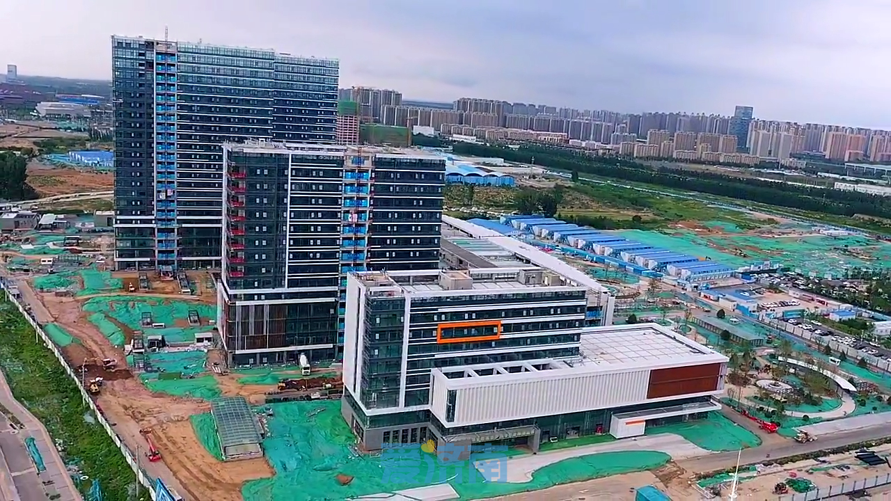 树兰(济南)国际医院项目外装已完成95%